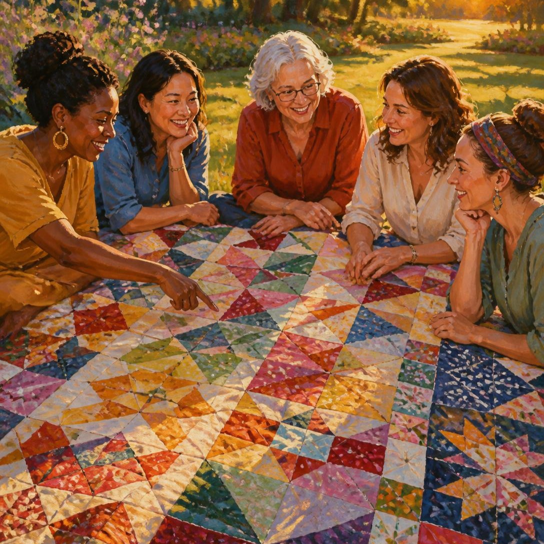 Around the Sewing Table artwork