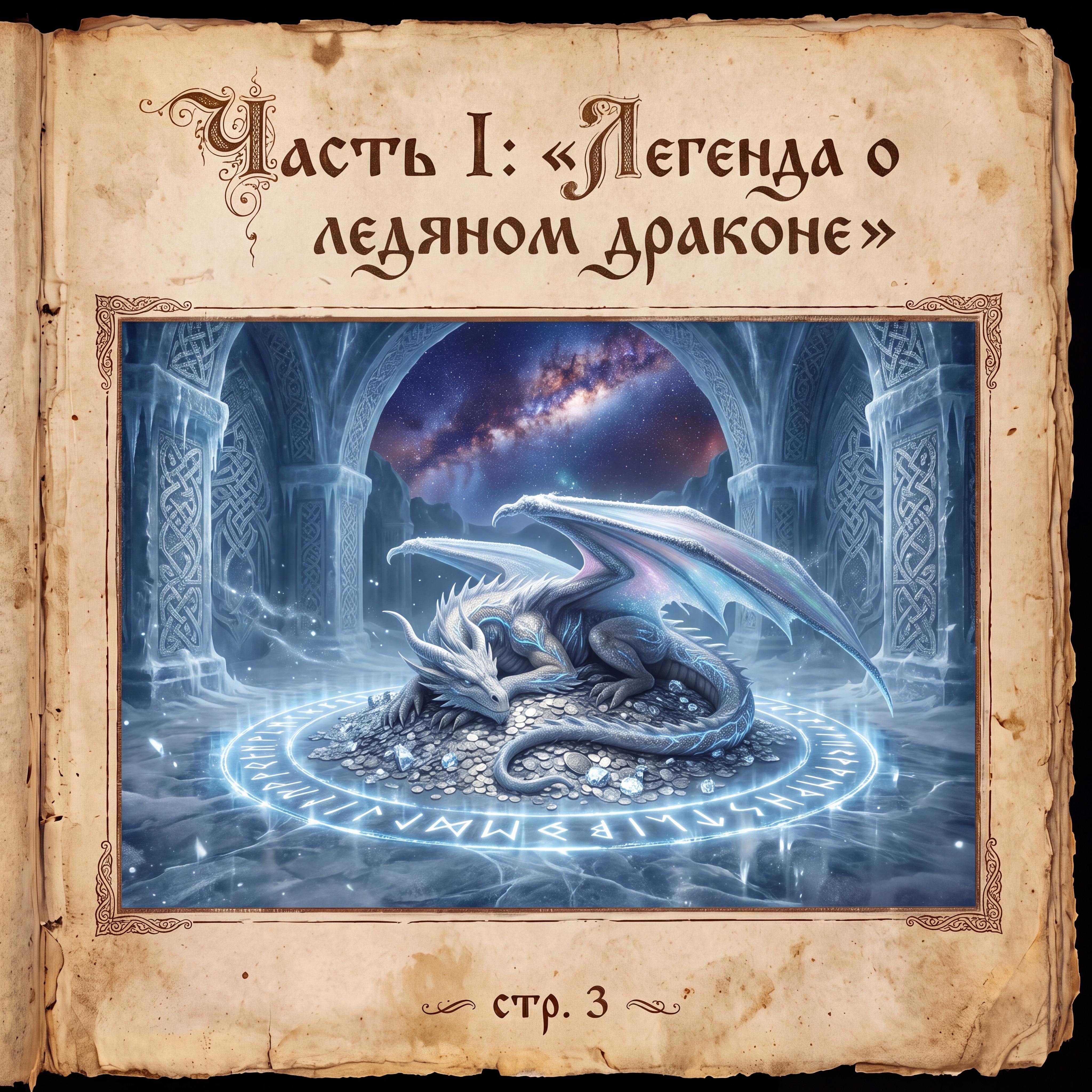 Часть I: «Легенда о ледяном драконе» artwork