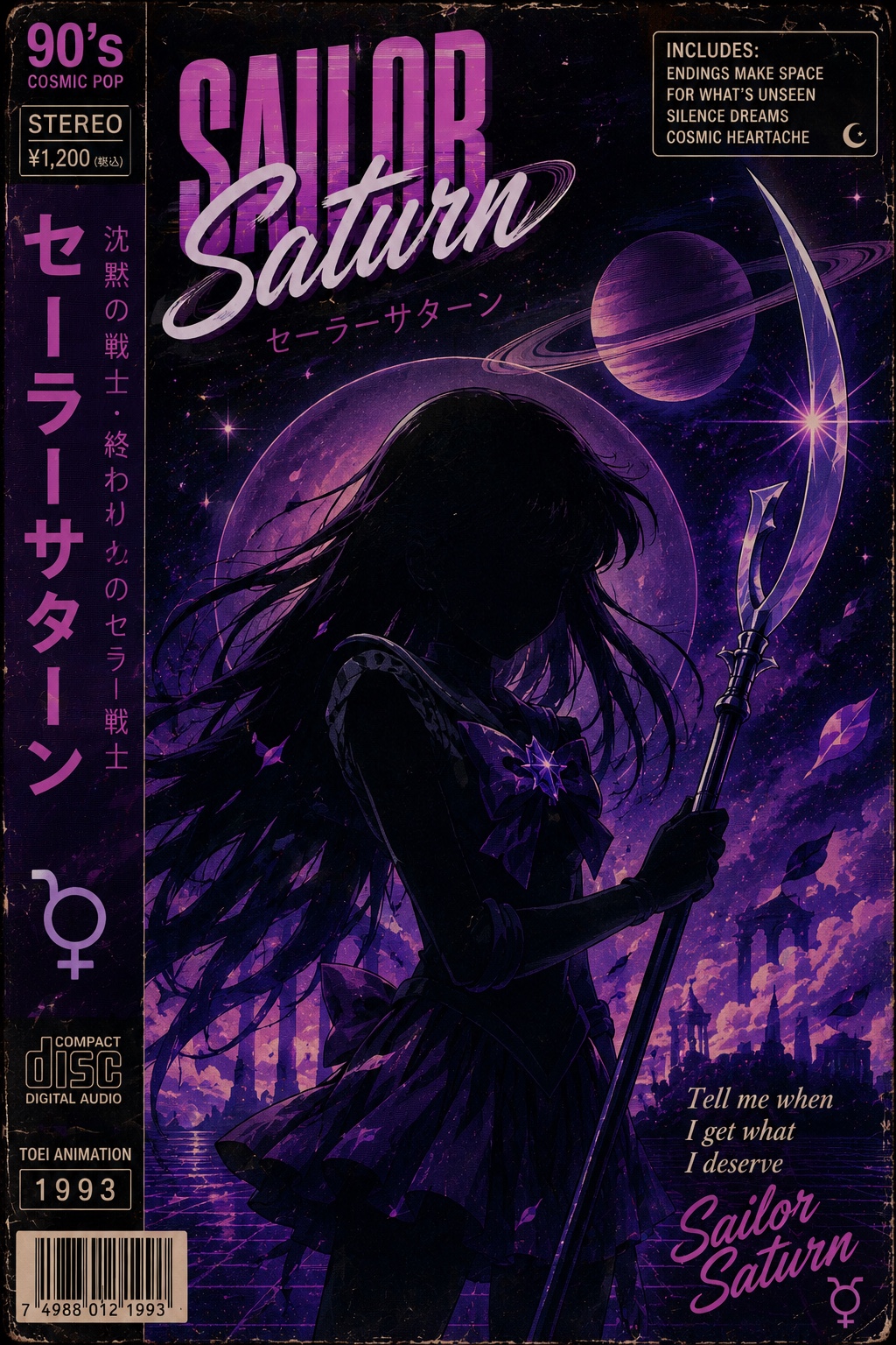 Sailor Saturn ( 90’s freestyle version) artwork