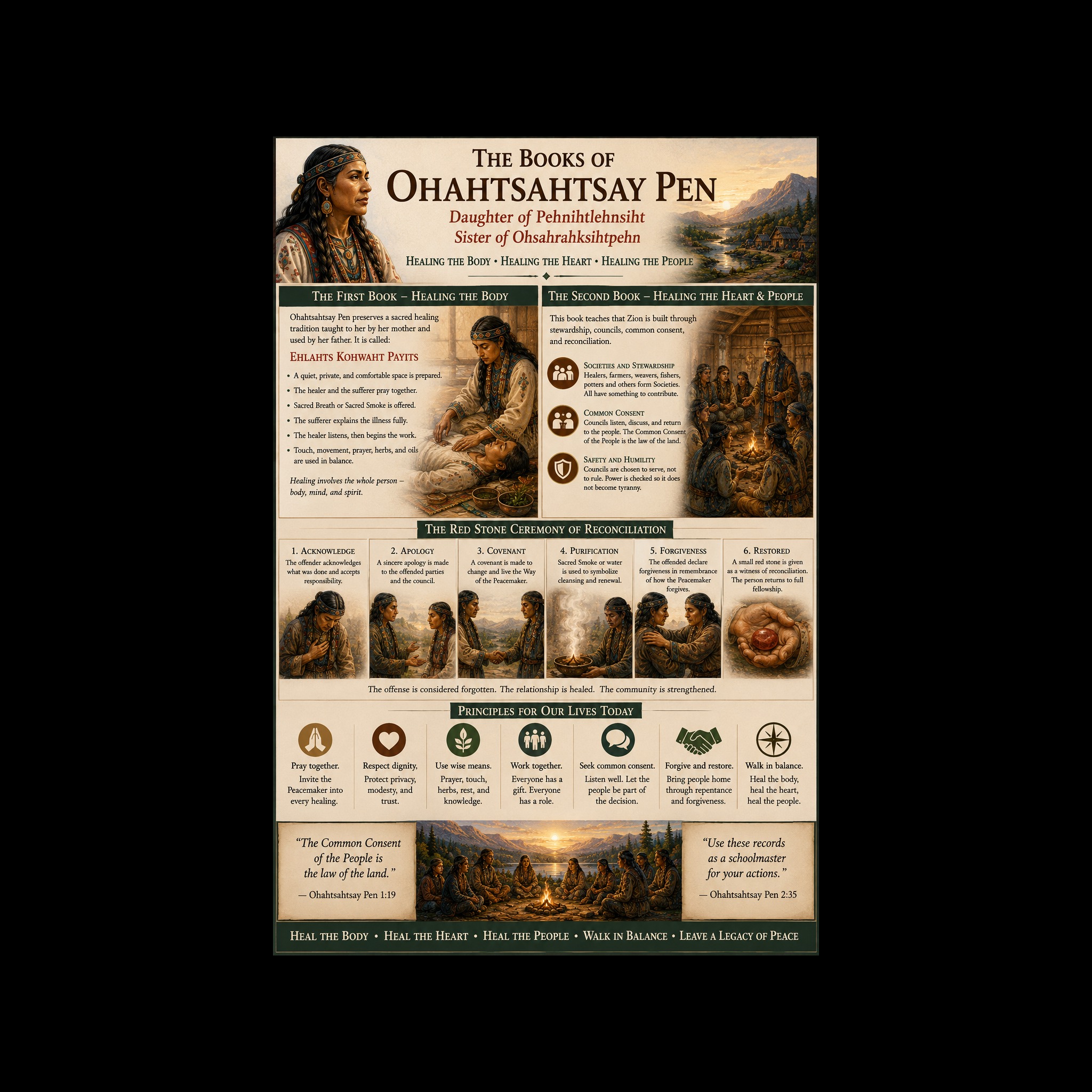 The First and Second Books of Ohahtsahtsay Pen. artwork