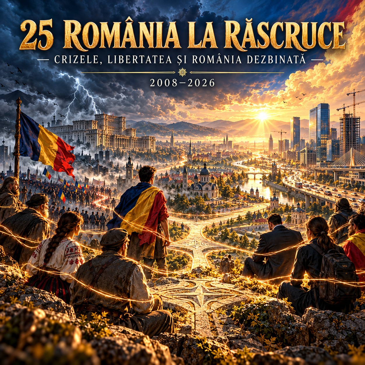25 — ROMÂNIA LA RĂSCRUCE CRIZELE, LIBERTATEA ȘI ROMÂNIA DEZBINATĂ — 2008–2026 artwork
