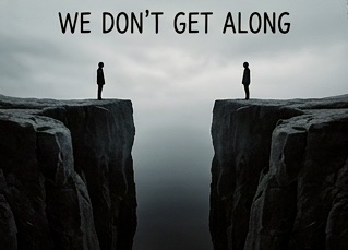 We Don't Get Along artwork