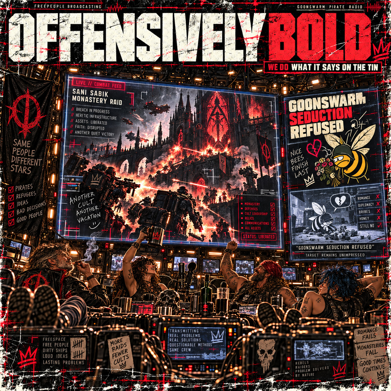 OFFENSIVELY BOLD artwork