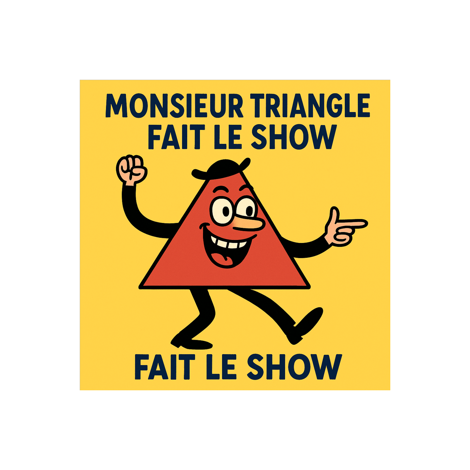 Monsieur triangle fait le show artwork
