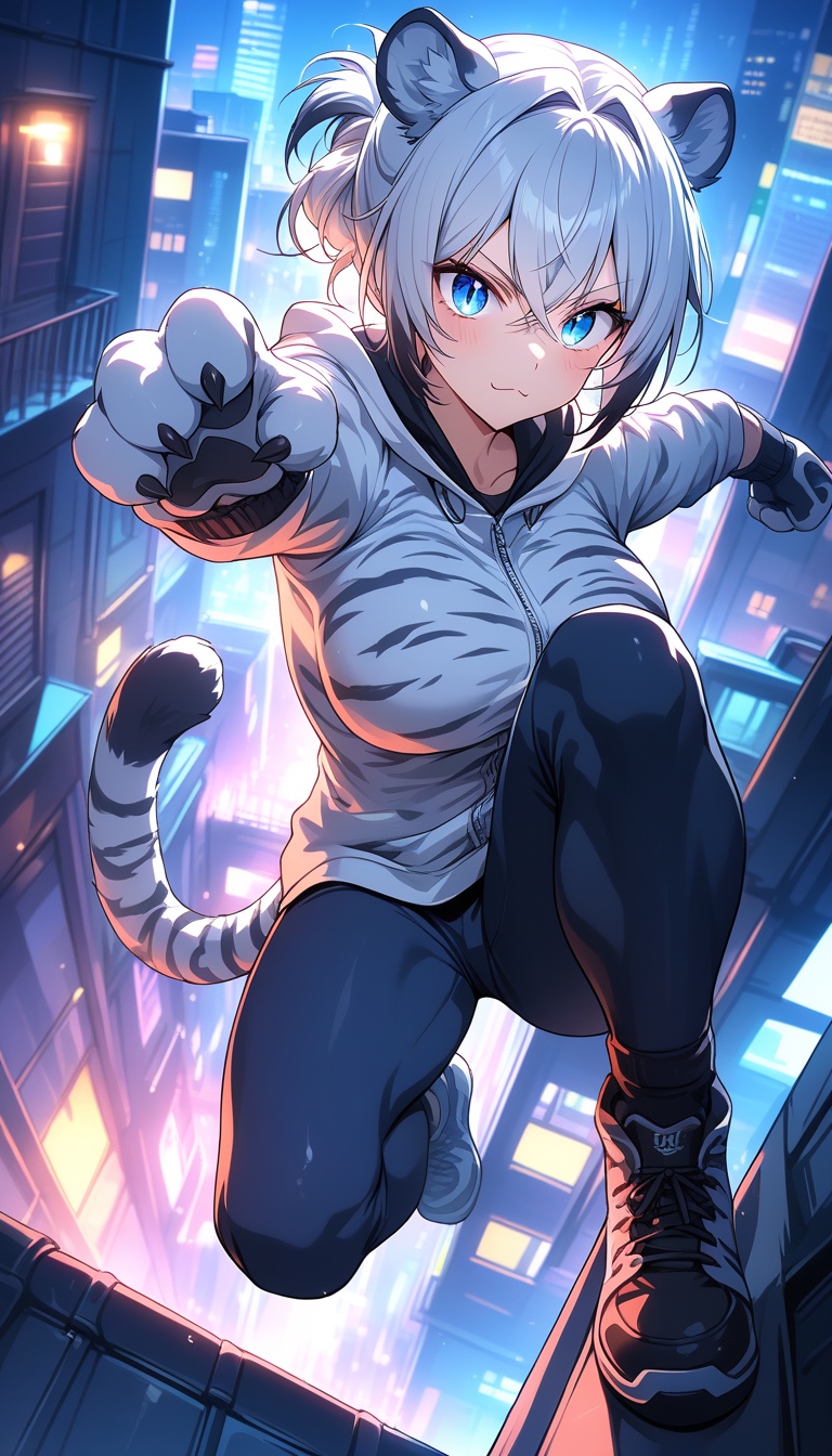 白虎〜ナルミ、都会のジャングルを駆けよ。１ artwork