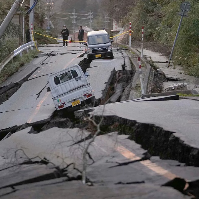 Earthquake artwork