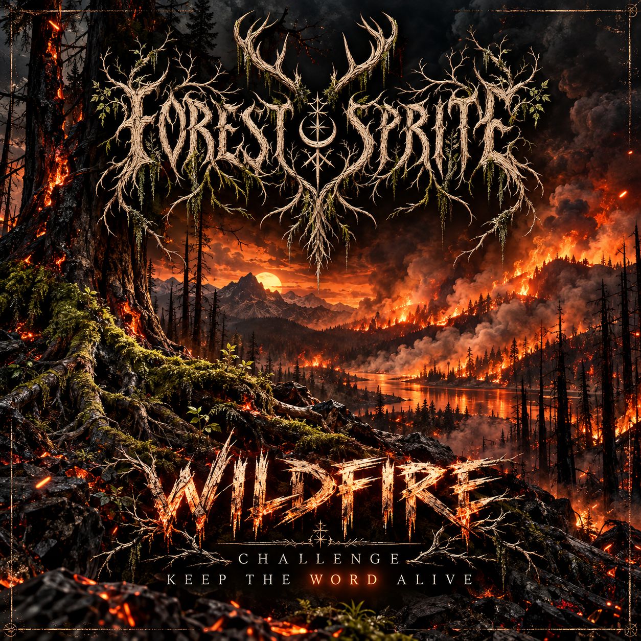 Wildfire (challenge keep the WORD alive) artwork