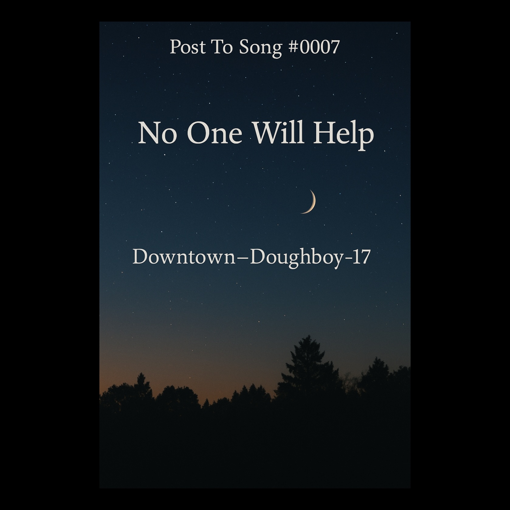 No One WIll Help artwork
