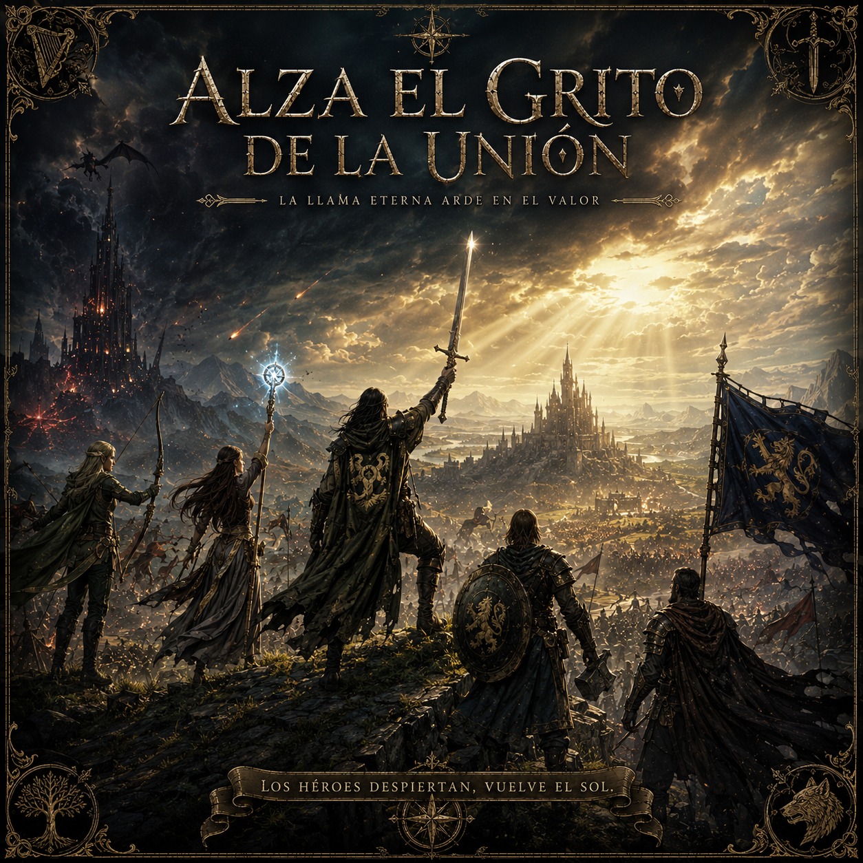 Alza el grito de la unión artwork