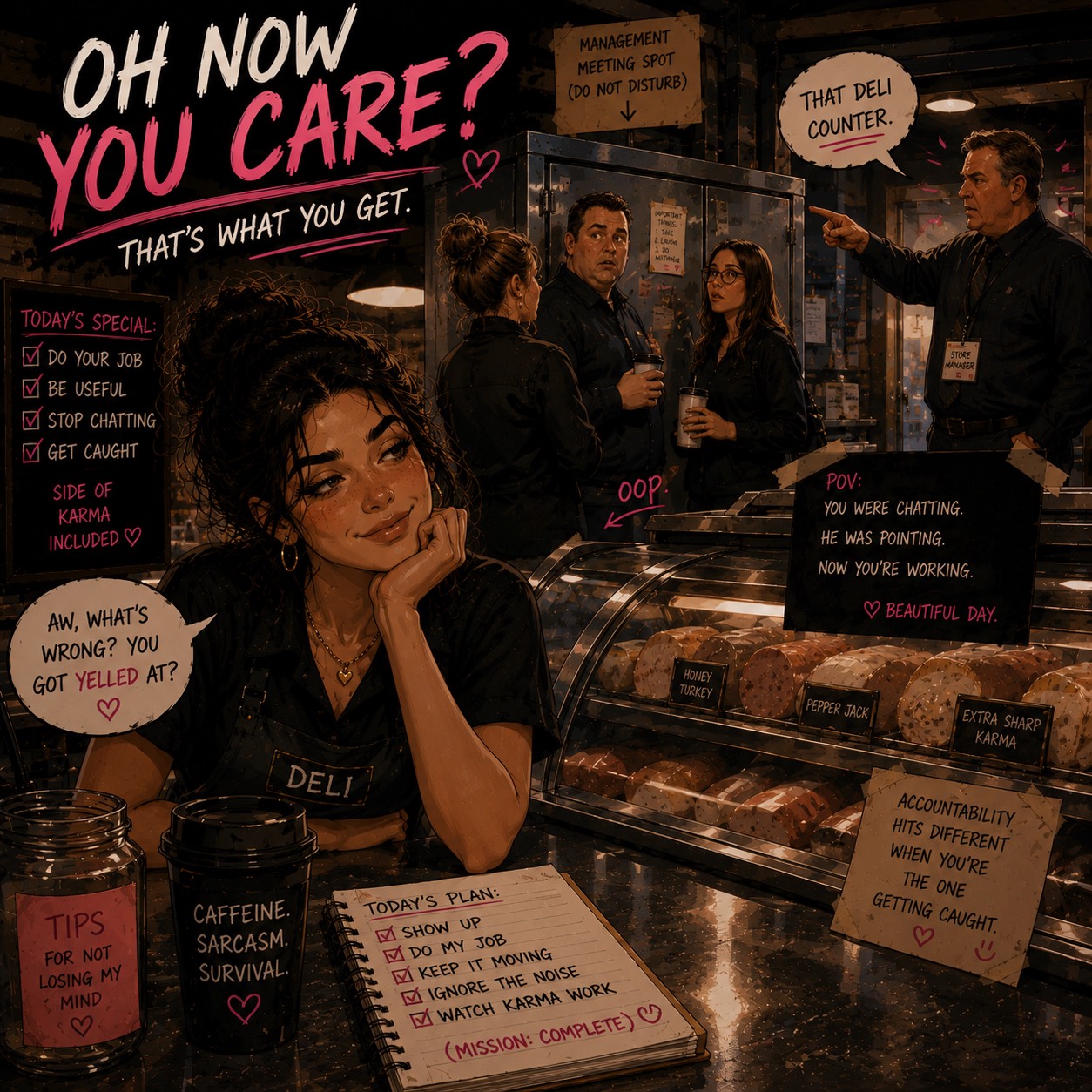 Oh, Now You Care? artwork