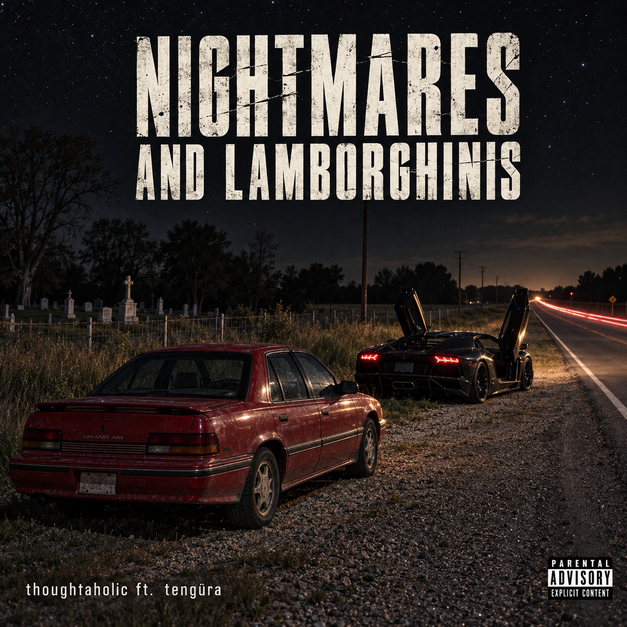 NIGHTMARES AND LAMBORGHINIS artwork