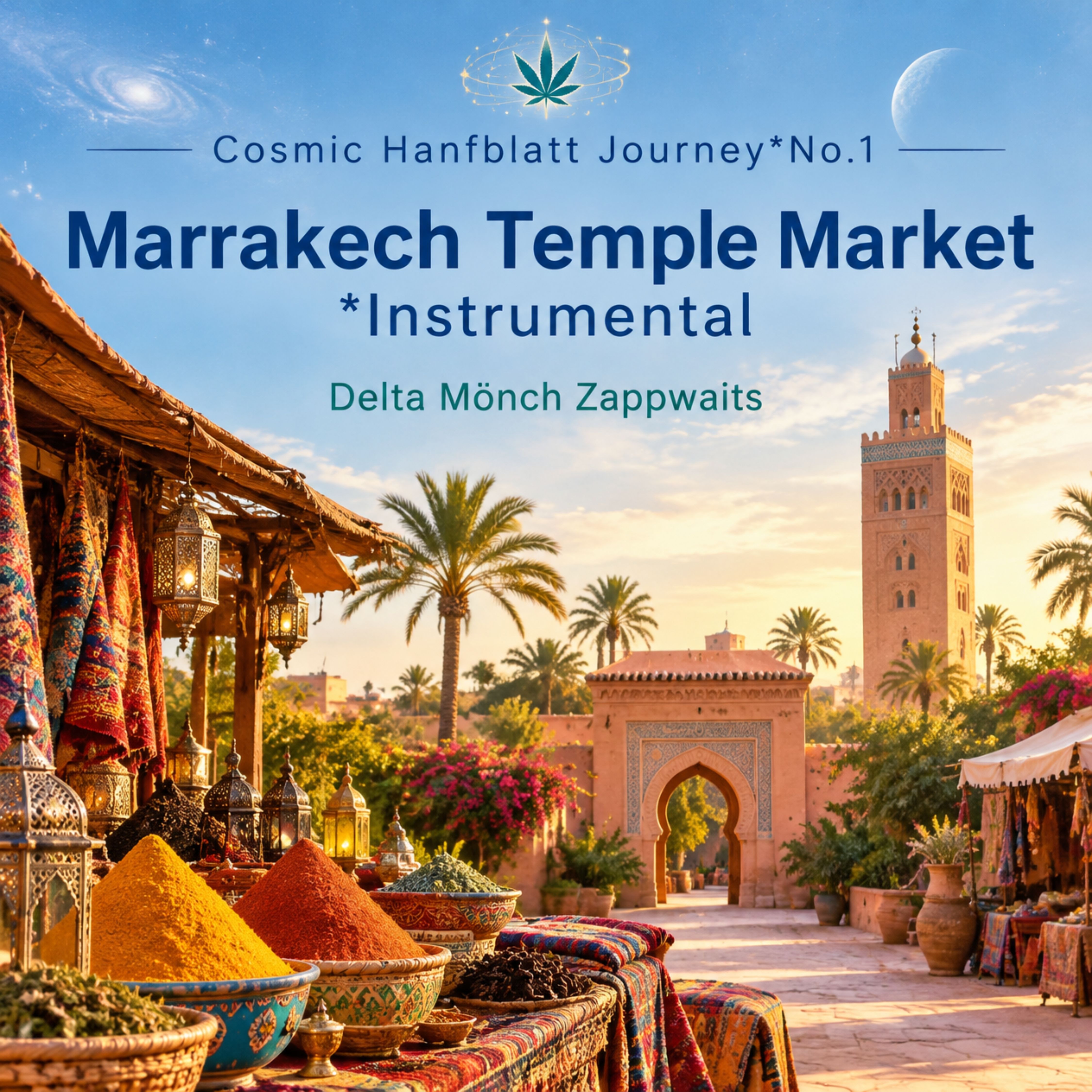 Marrakech Temple Market artwork