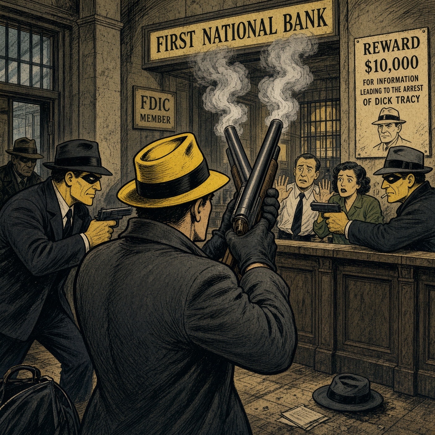 Two Smoking Barrels artwork