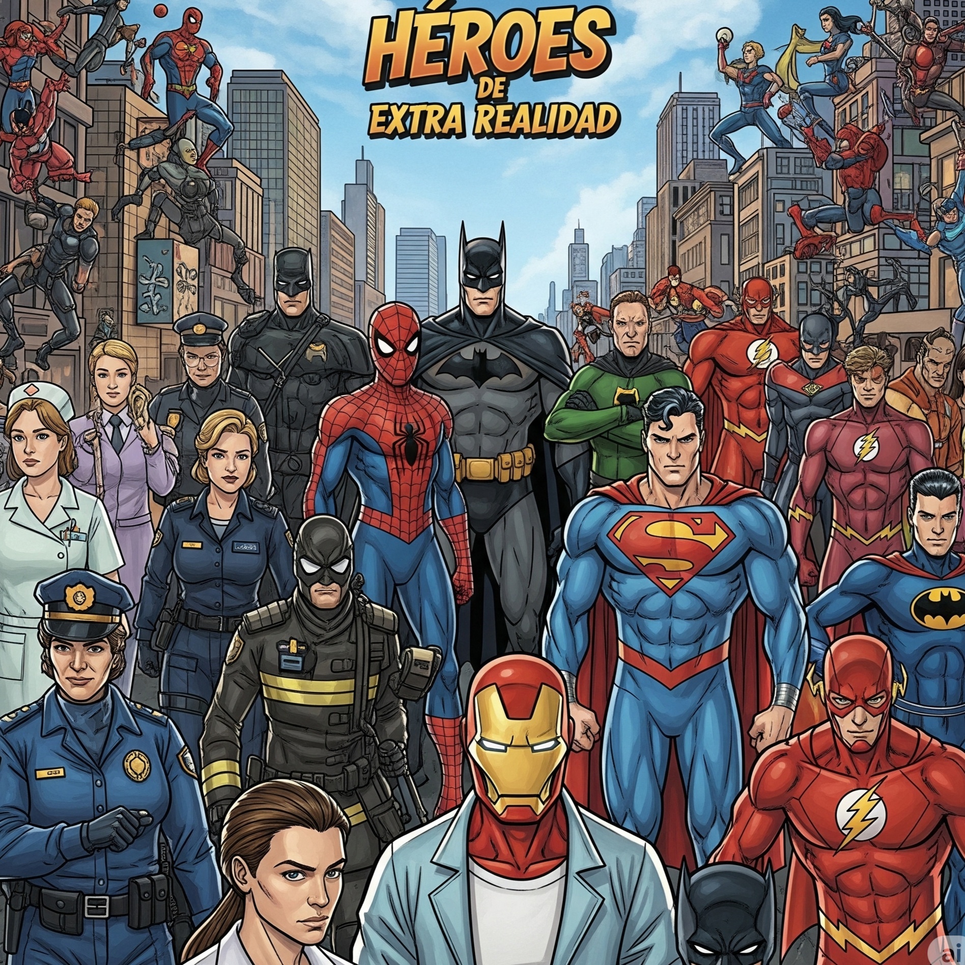 Image for 7°  CD Superhéroes De Extra Realidad 