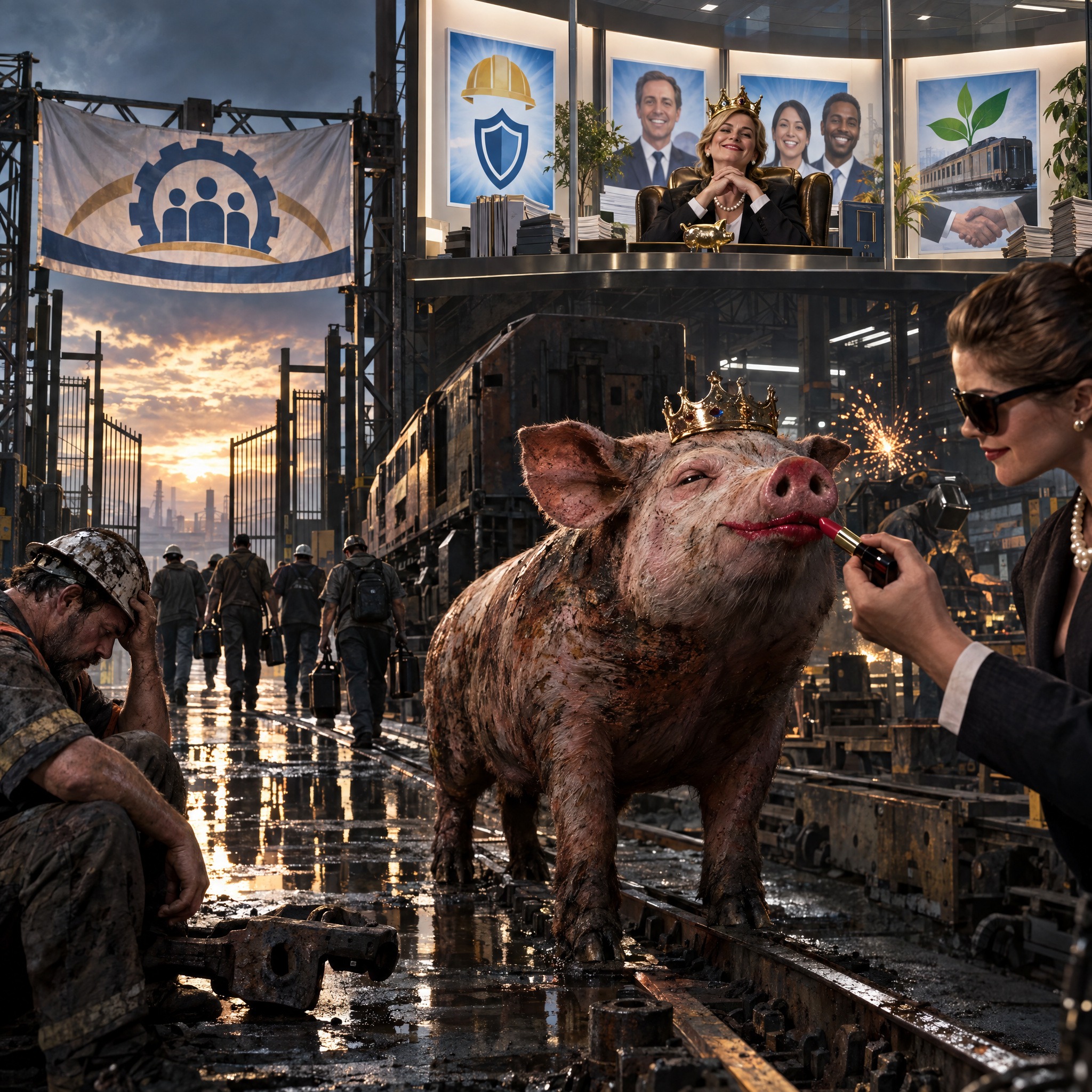 Lipstick on a Pig artwork