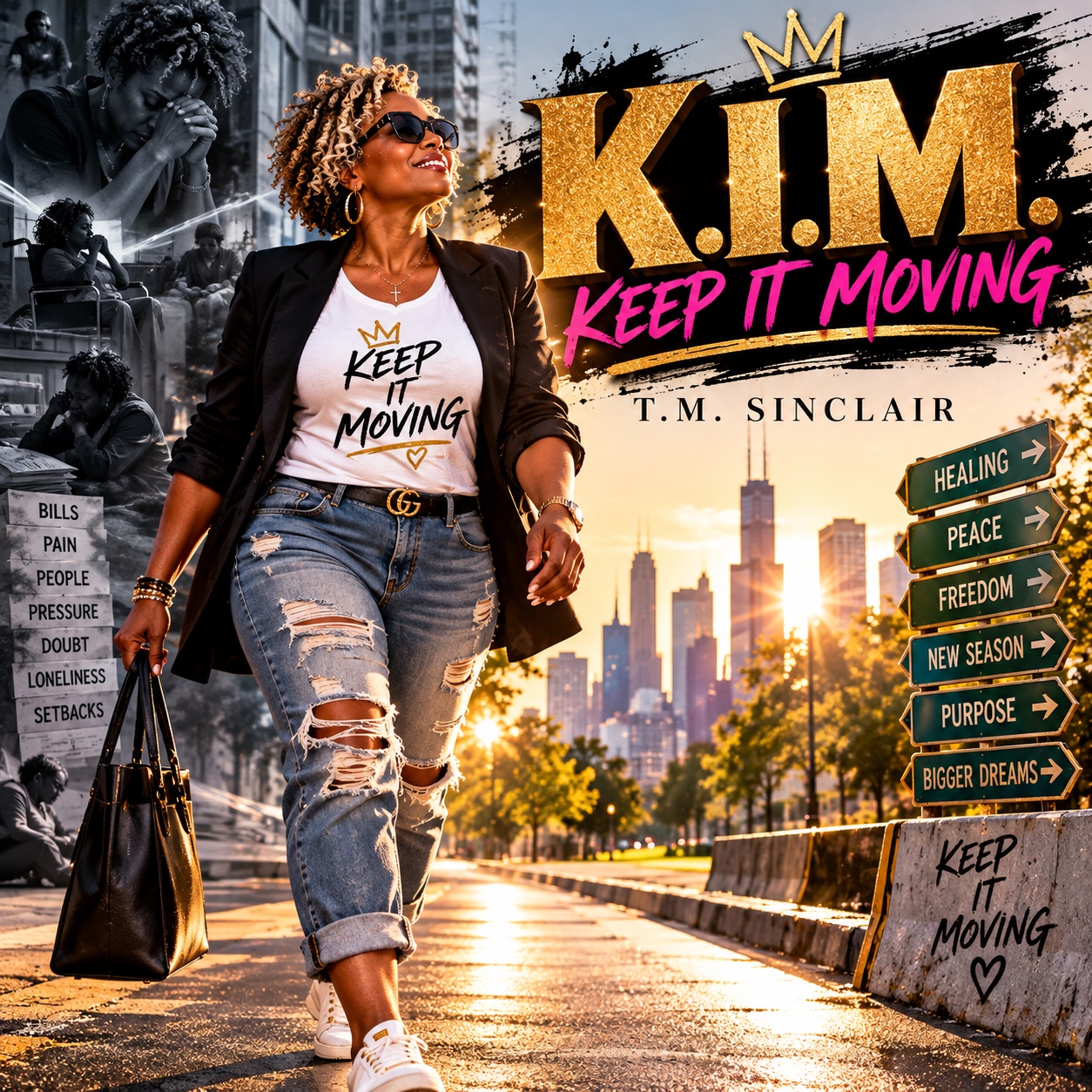 K-I-M!  Keep it moving! artwork