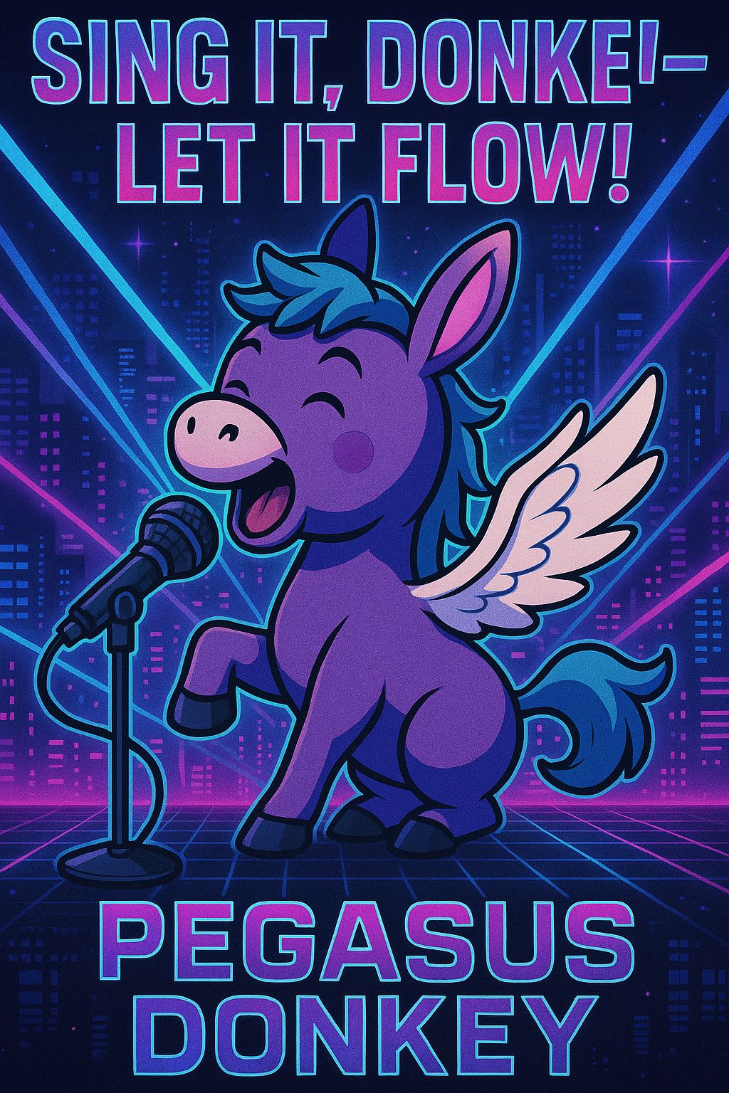Sing it, Donkey—let it flow! artwork