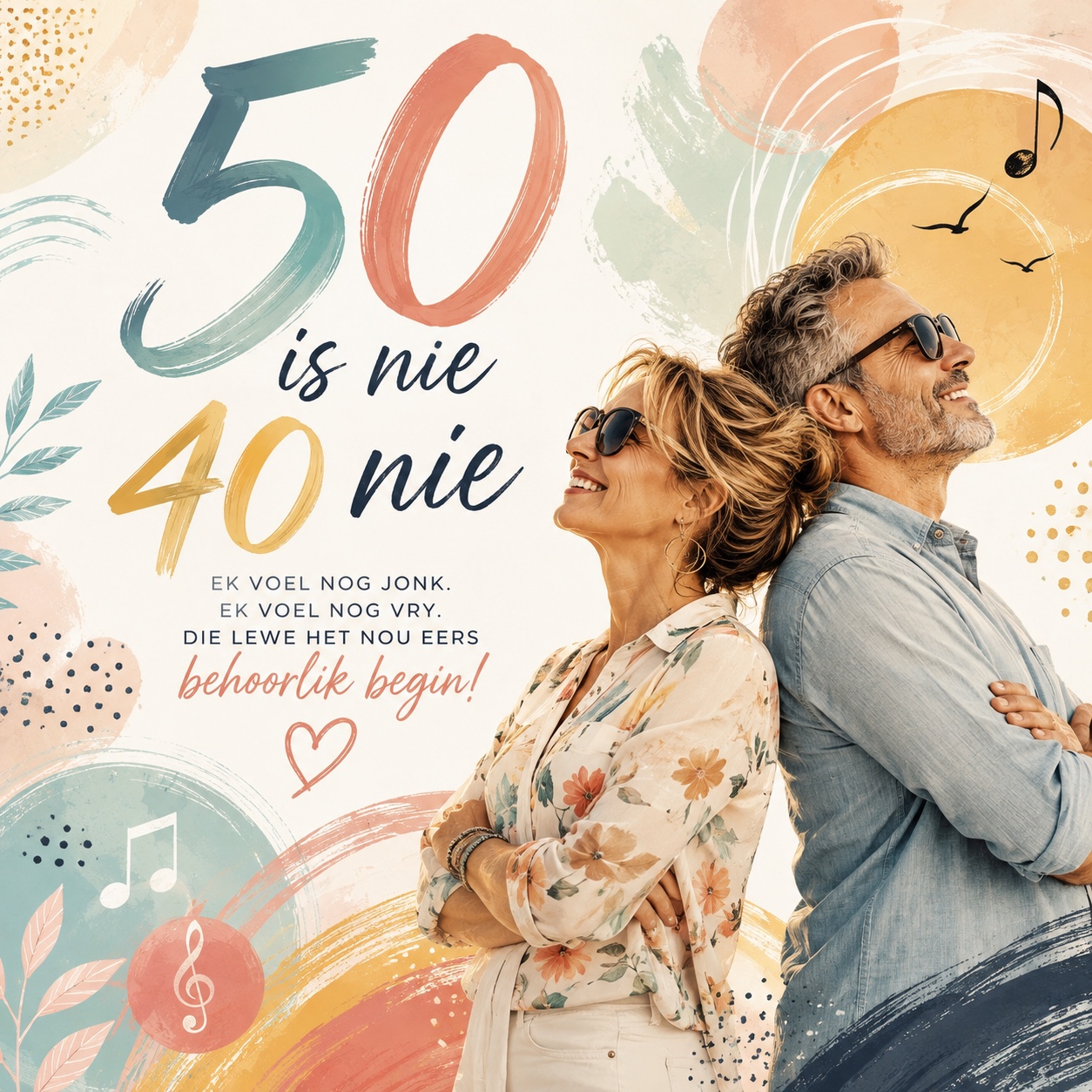 50 is nie 40 nie artwork