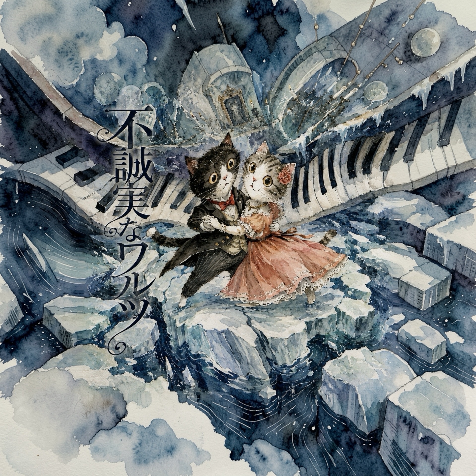 不誠実なワルツ artwork