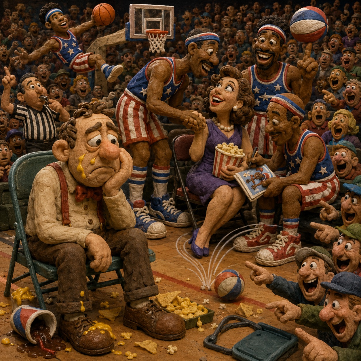 The Harlem Globetrotters Slept With My Wife While I Sat In The Chair artwork