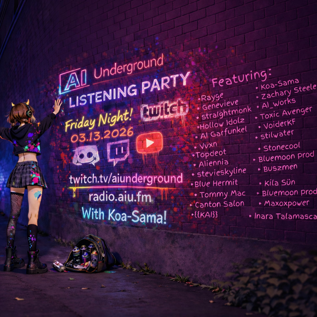 Image for AI Underground Friday Night LP with Koa-Sama 03.13.2026