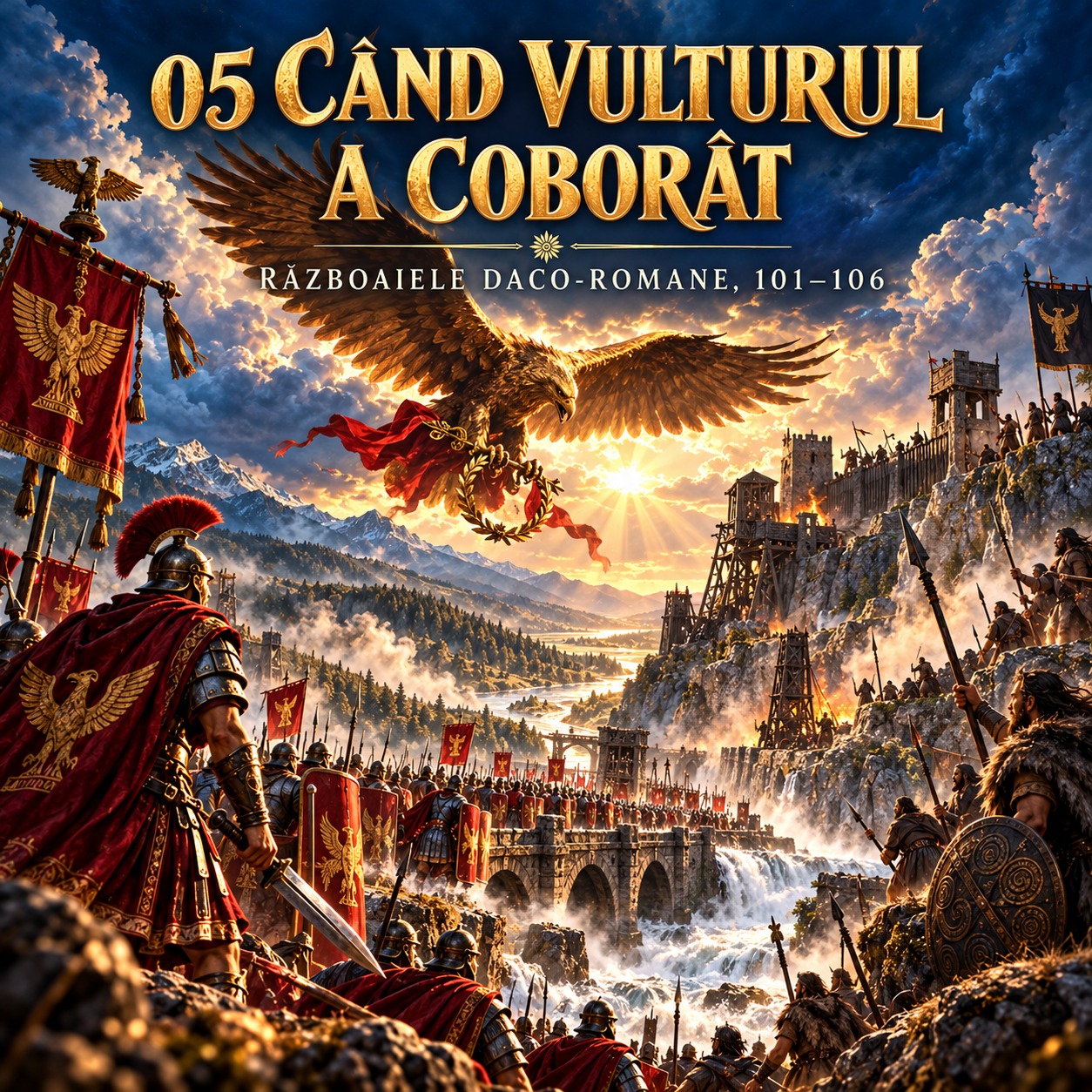05 CÂND VULTURUL A COBORÂT — Războaiele daco-romane, 101–106 artwork