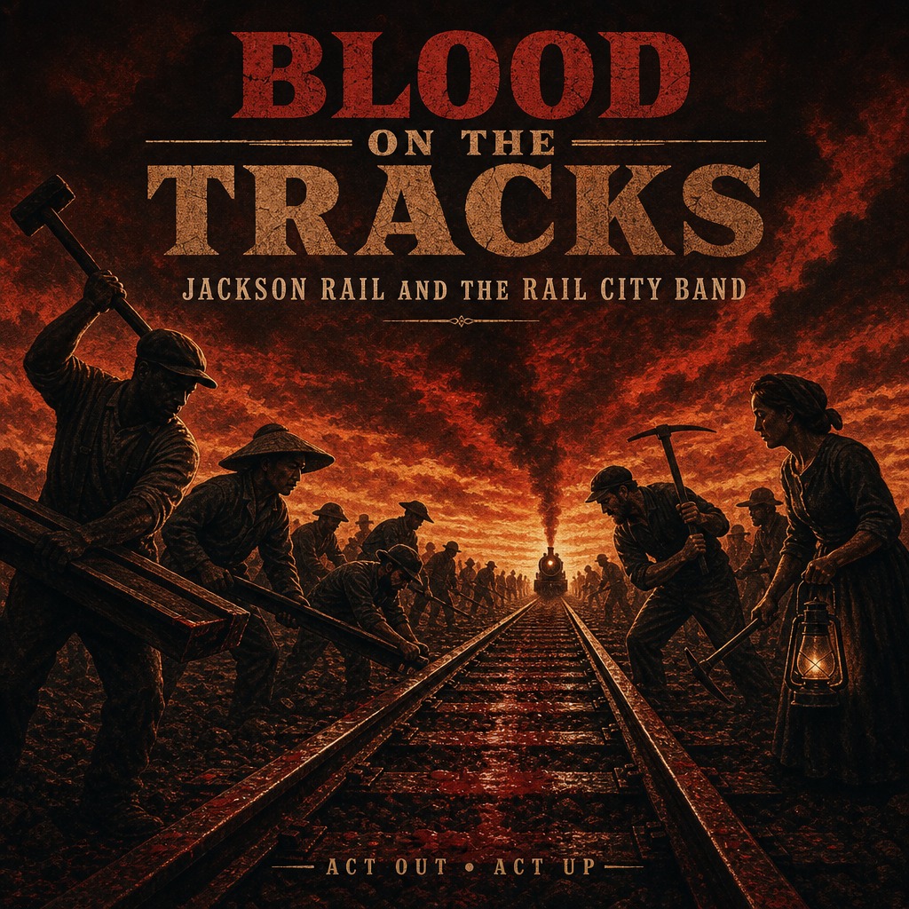 BLOOD ON THE TRACKS artwork