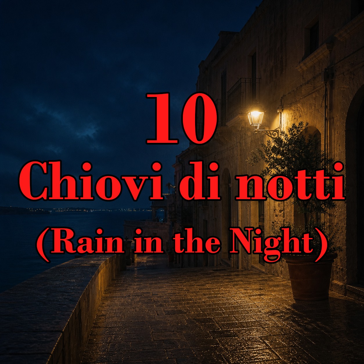 10 - Chiovi di notti (Rain in the Night) artwork