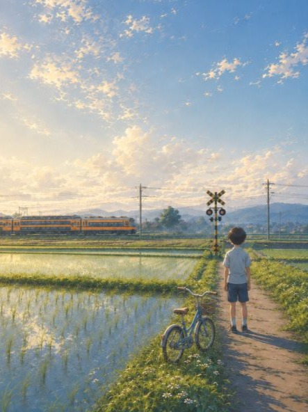 オレンジの列車