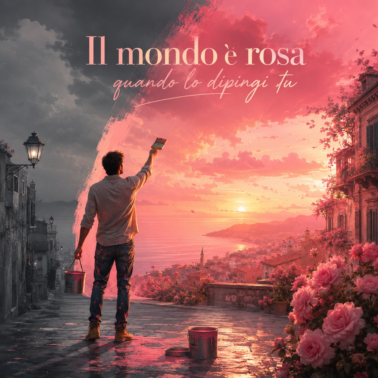 Il mondo è rosa quando lo dipingi tu artwork