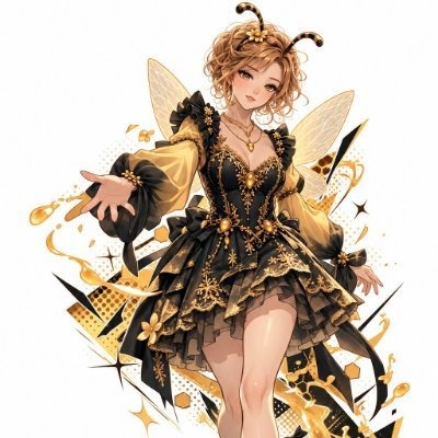“Beezy the Queen Bee” artwork