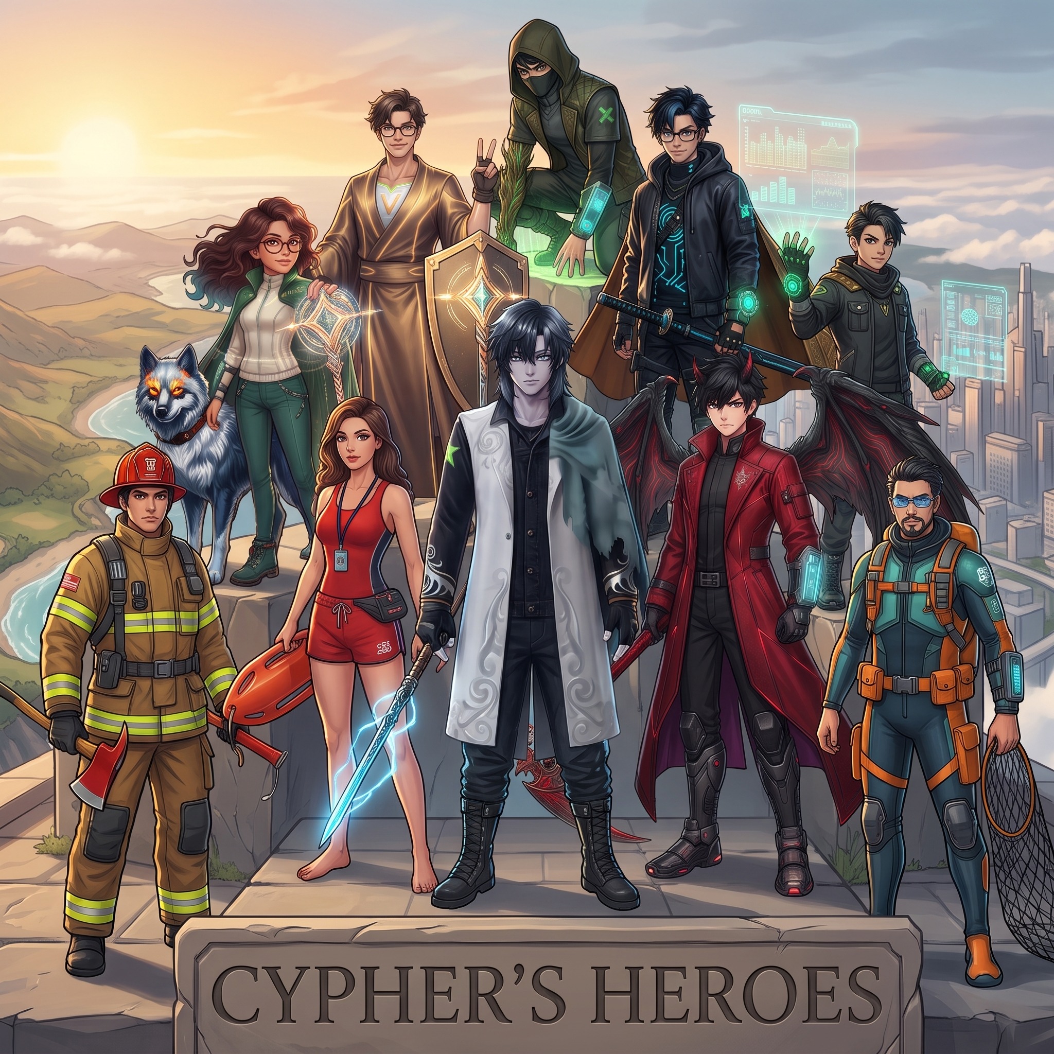 Cypher’s Heroes: The Anthem artwork