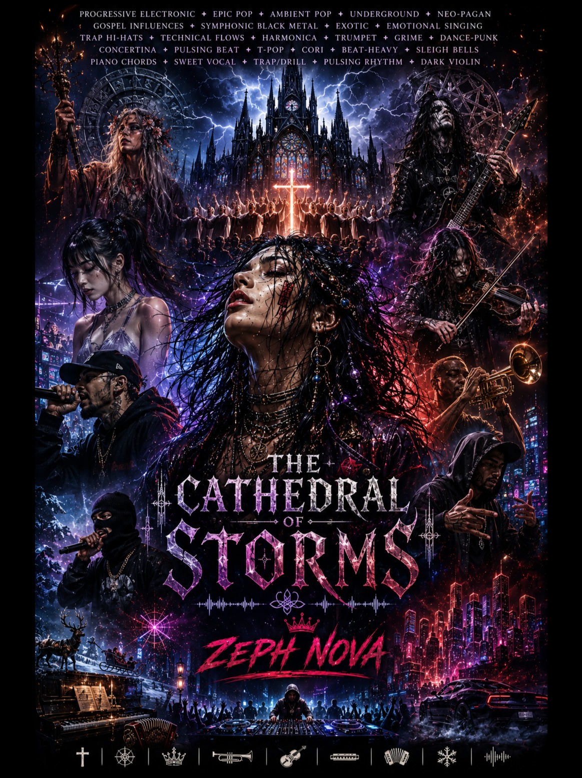 THE CATHEDRAL OF STORMS artwork