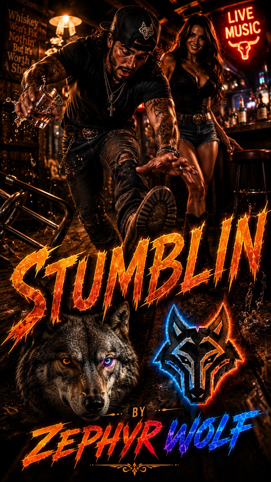 Stumbling artwork