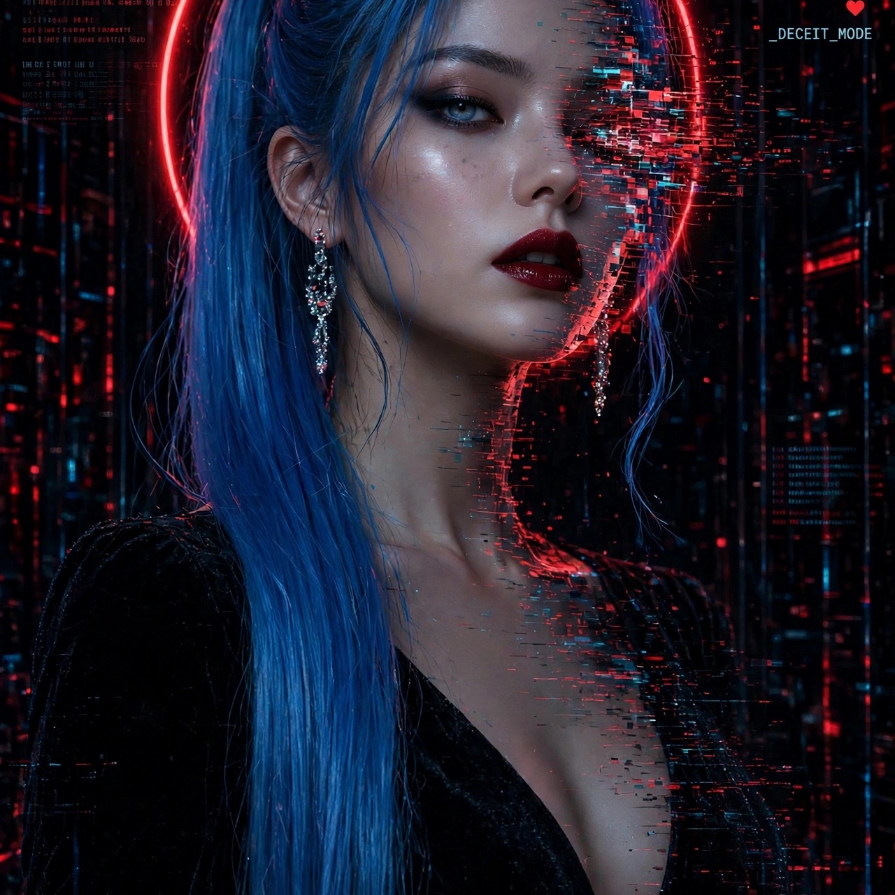 Glitch In Velvet - Seo Jin / 서진 💙 artwork