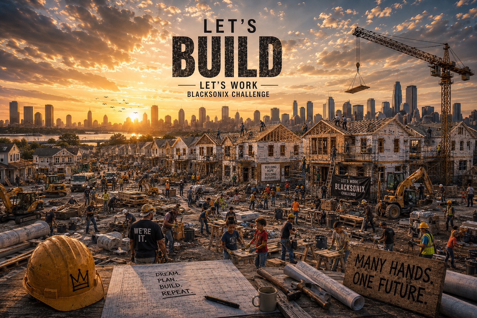 “Many Hands Let’s Build”(Remix Response) artwork