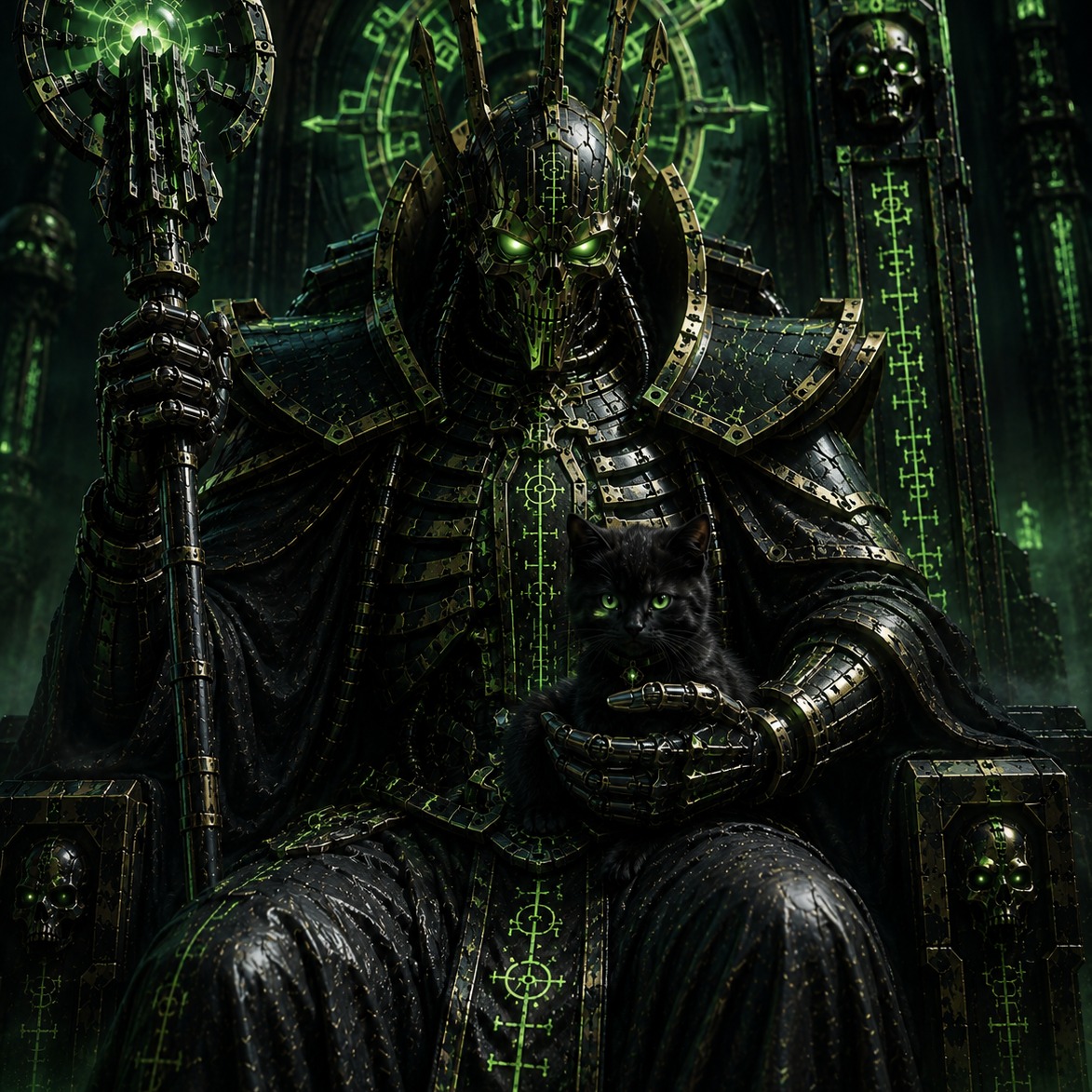 Warhammer 40k. Котёнок и Фаэрон artwork