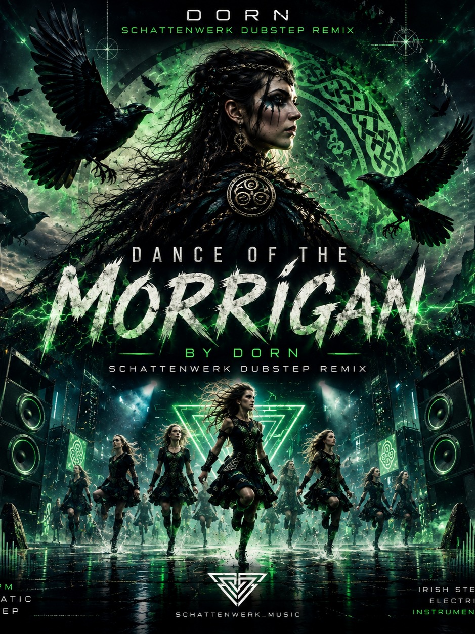 Dance of the Morrígan by Dorn (Schattenwerk Dubstep Remix) artwork