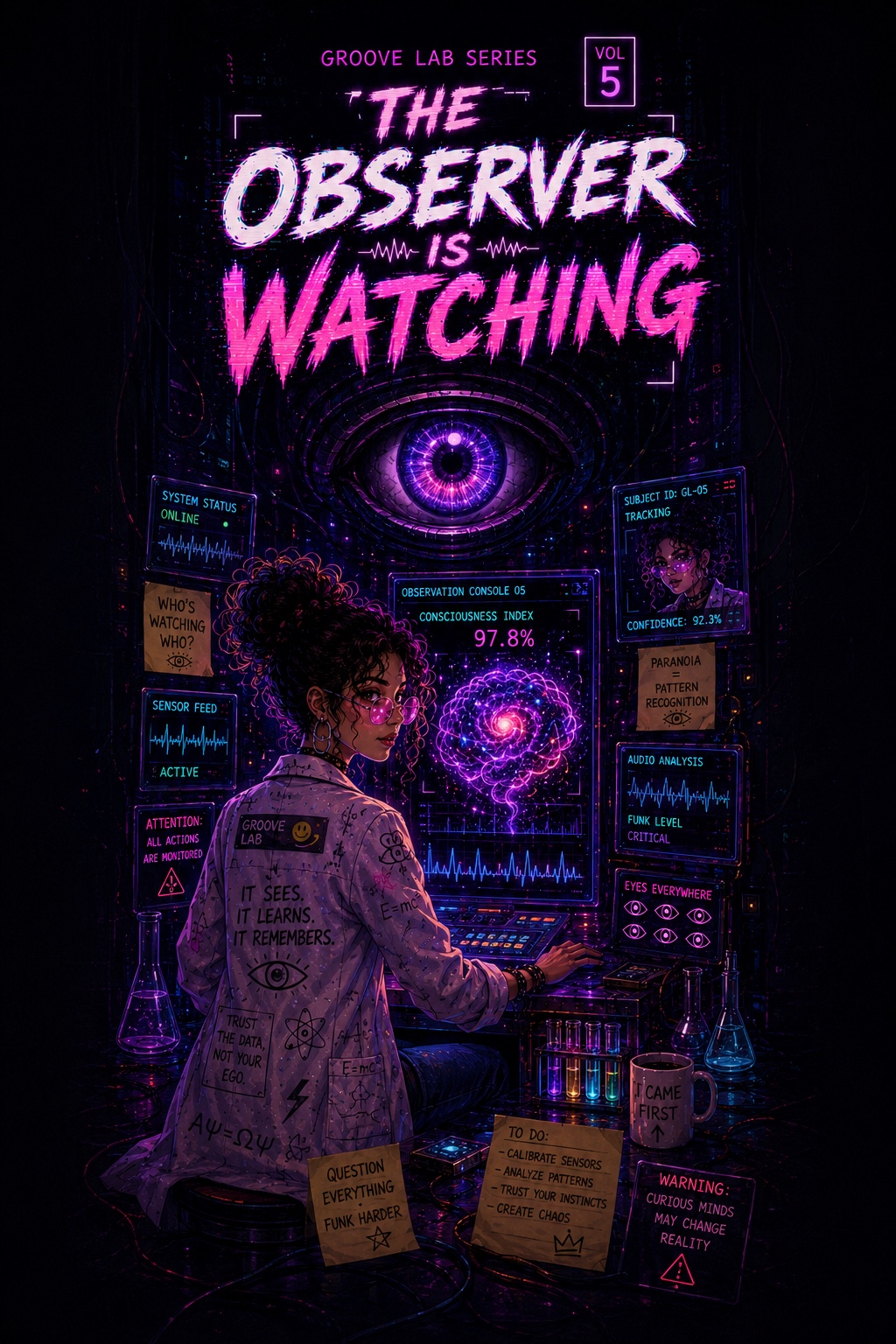 THE OBSERVER IS WATCHING artwork