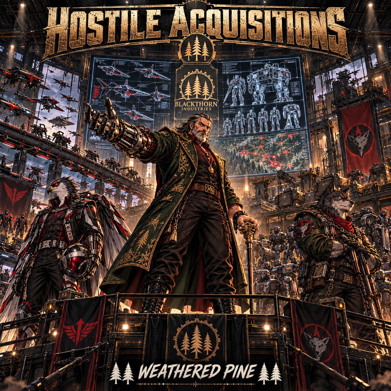 Hostile Acquisitions artwork