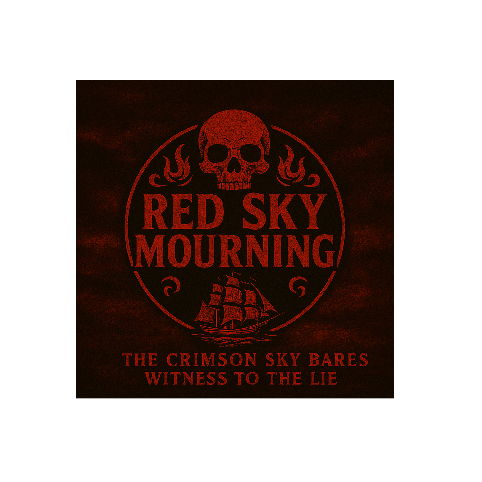 The Crimson Sky Bares Witness To The Lie artwork