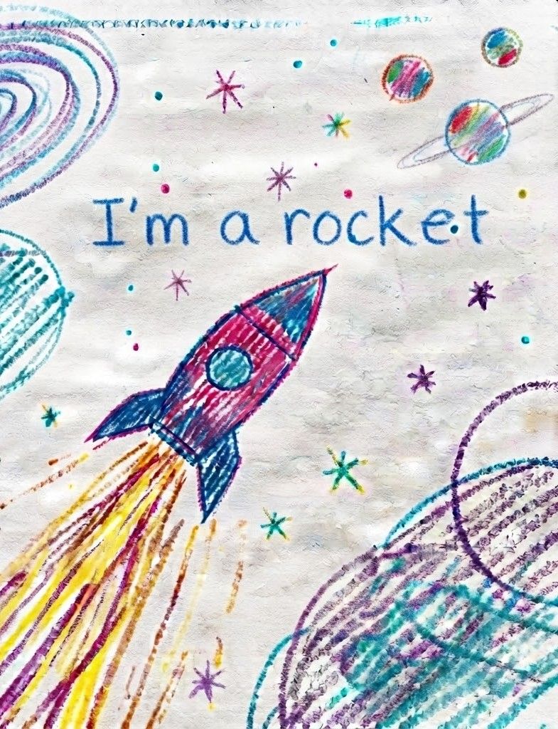 I'm a rocket artwork