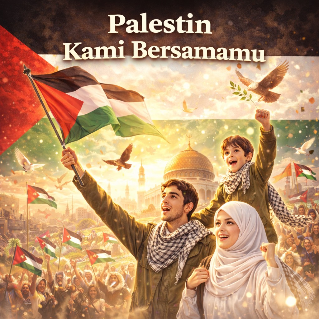 Palestin Kami Bersamamu artwork