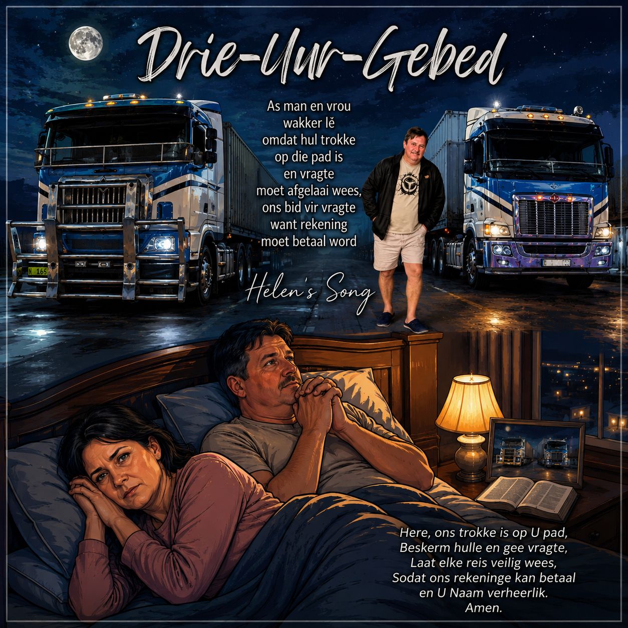 DRIE-UUR GEBED – DIE TRUCKER SE PAD artwork