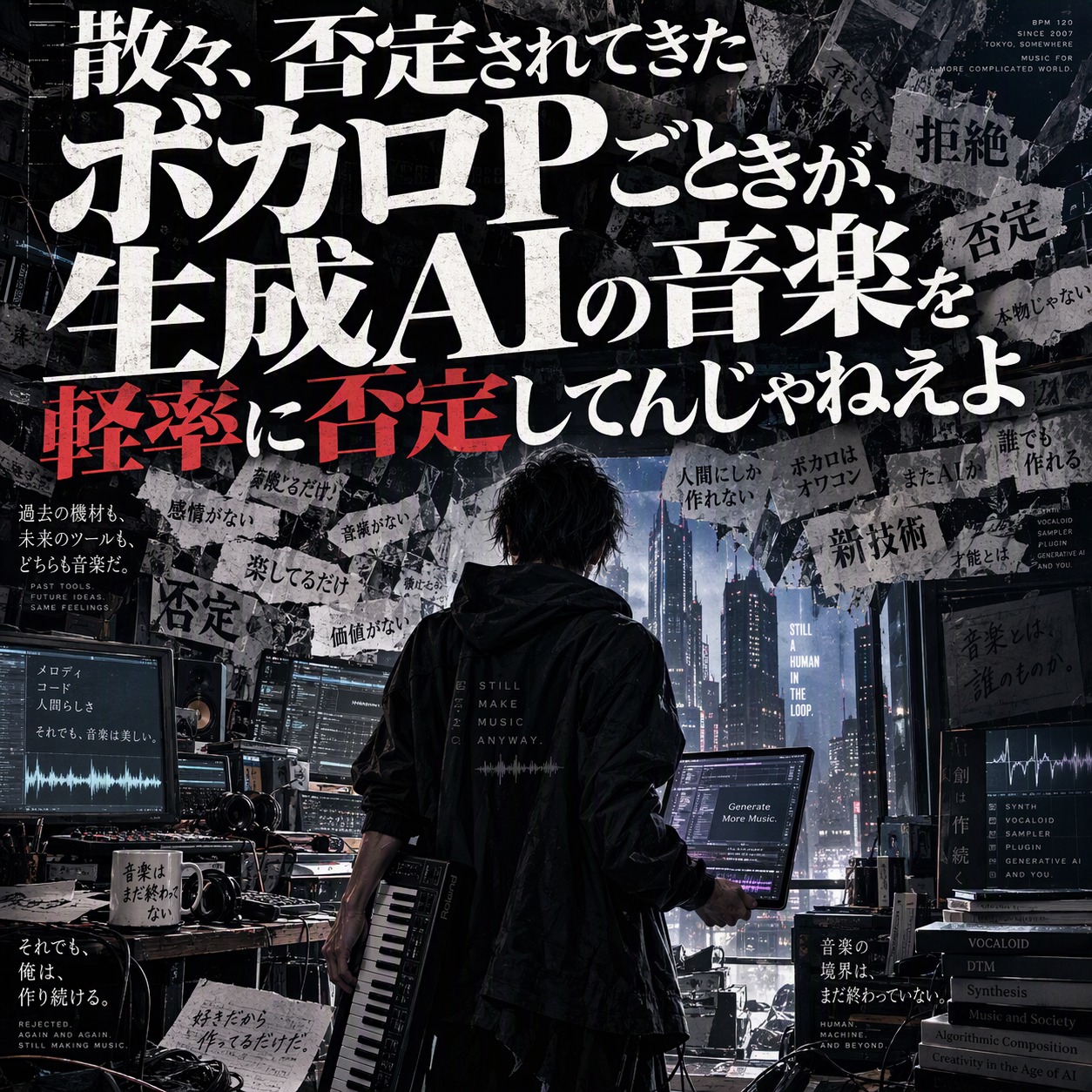 らくごまるVo ver 散々、否定されてきたボカロPごときが生成AIの音楽を軽率に否定してんじゃねえよ #今日は何の日 9/28はコンピュータ記念日 artwork