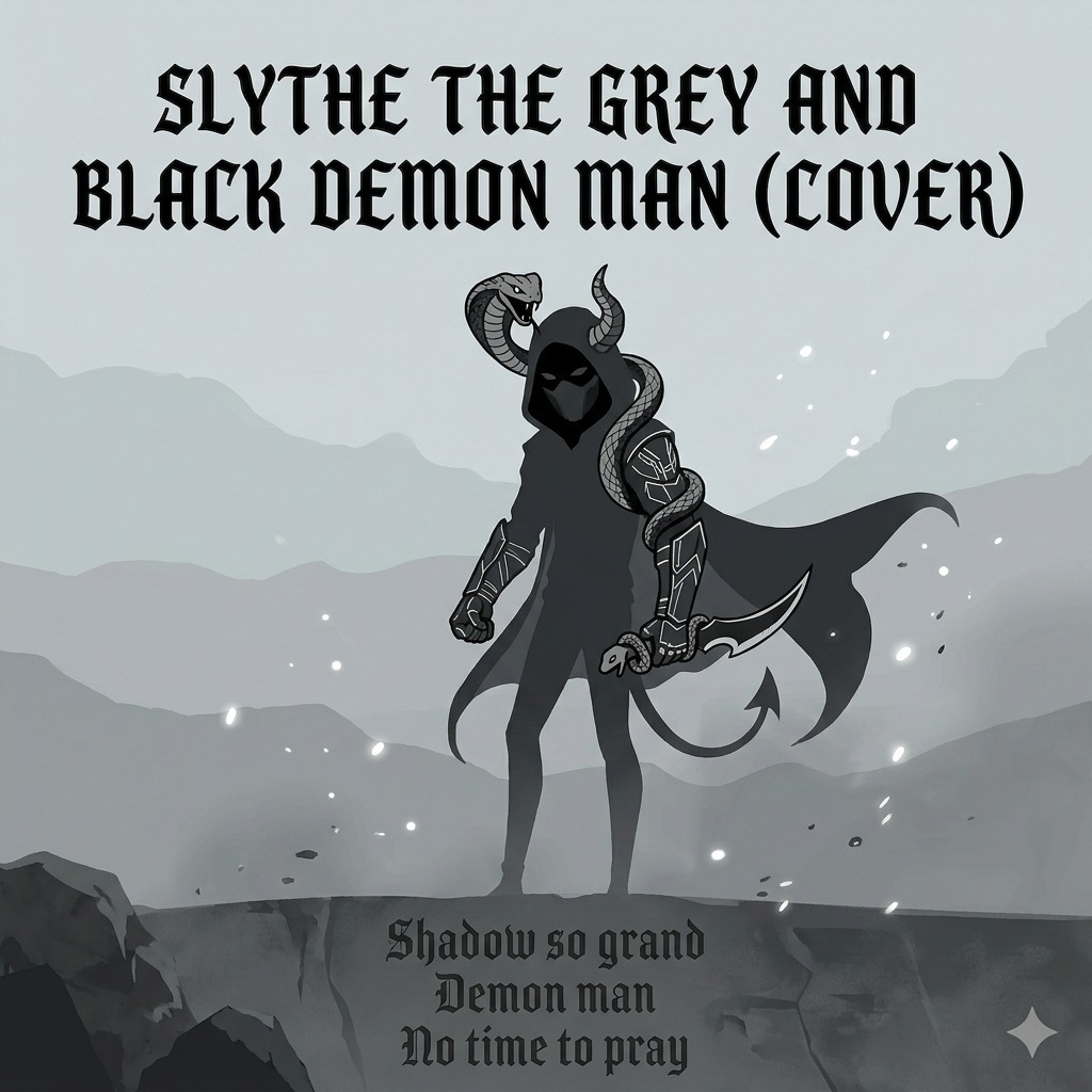 Slythe The Grey And Black Demon Man (Cover) artwork