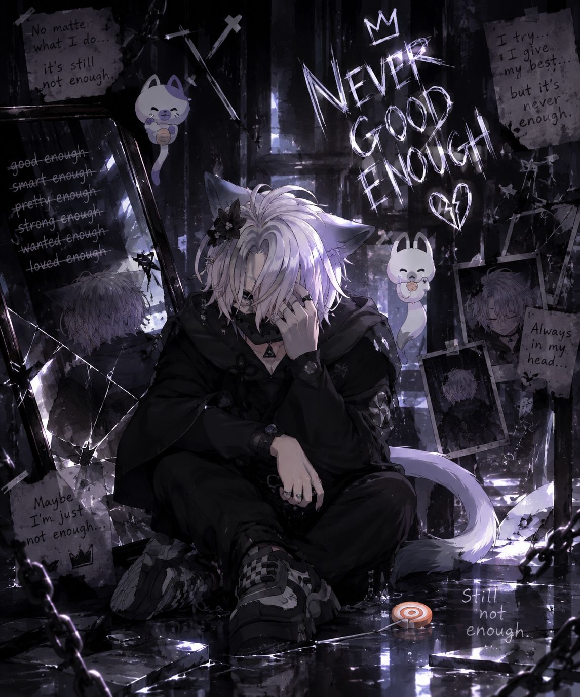 ᥒᥱ᥎ᥱr ᥱᥒ᥆ᥙgһ artwork