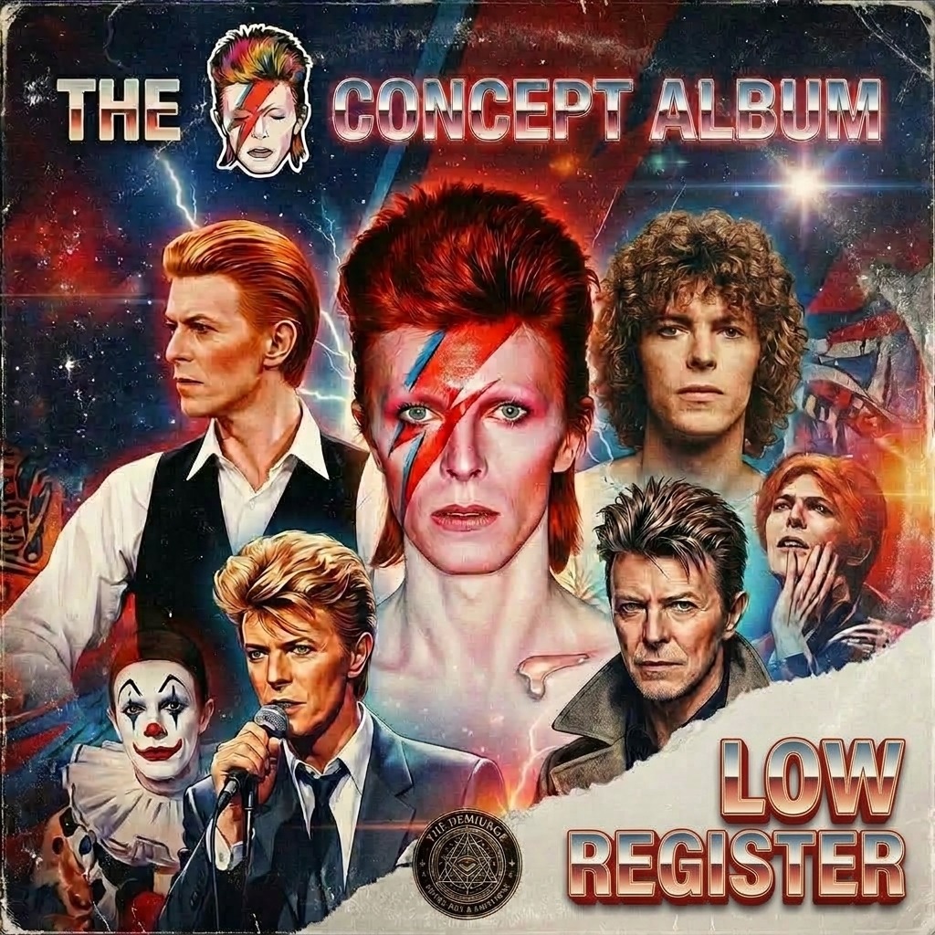 "LOW REGISTER" (The Demiurge 👨‍🎤Concept) artwork