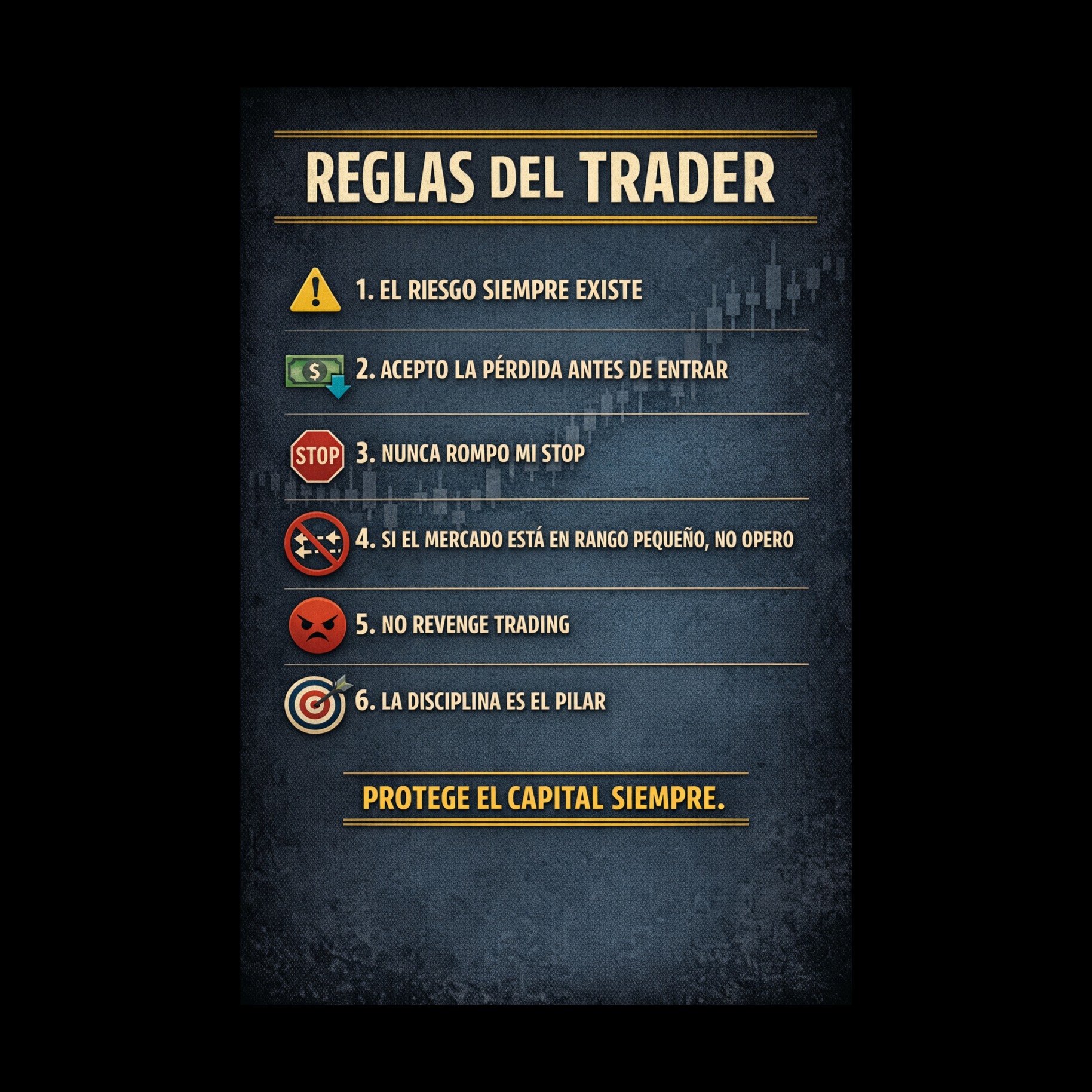 reglas del trader artwork