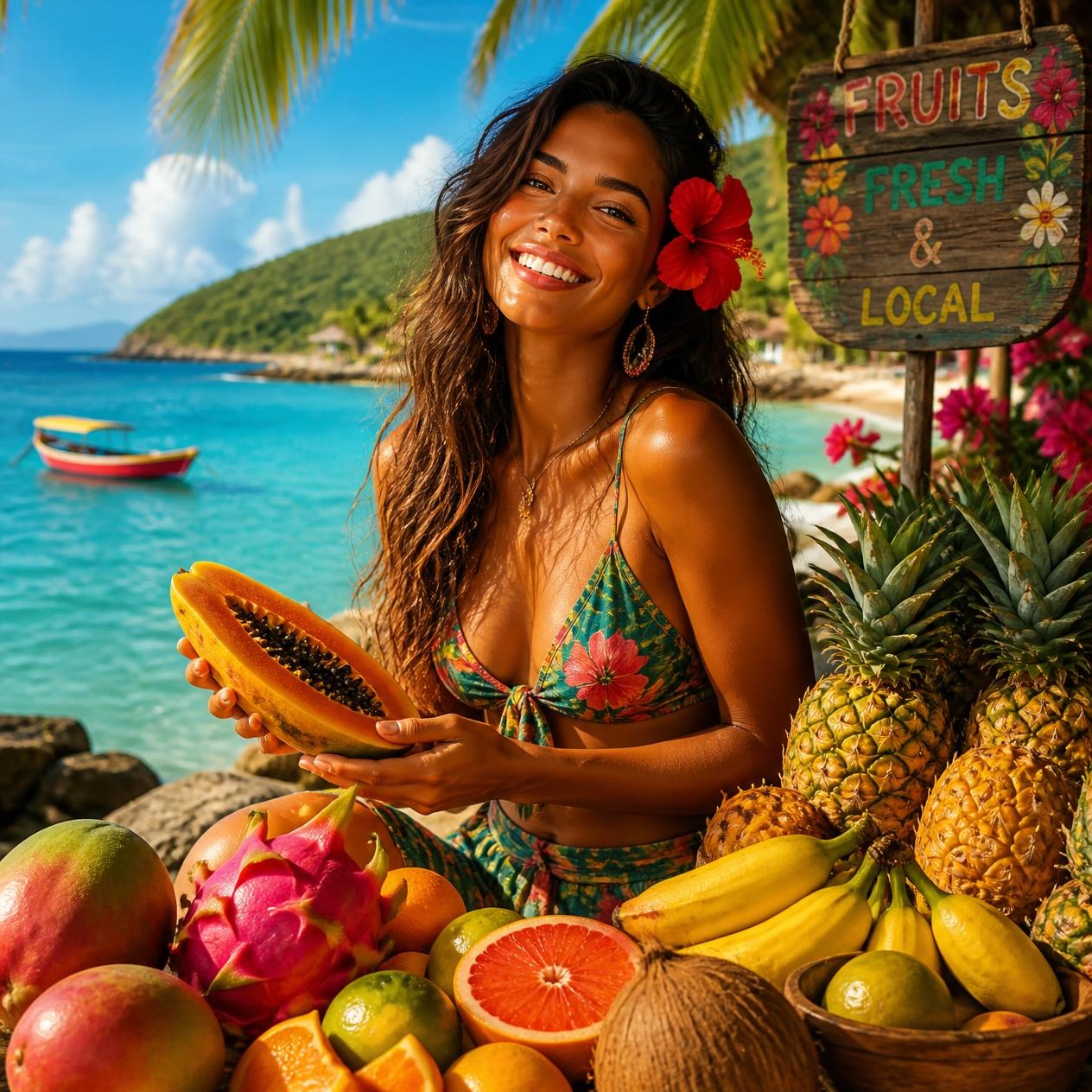 Tropical Girl artwork